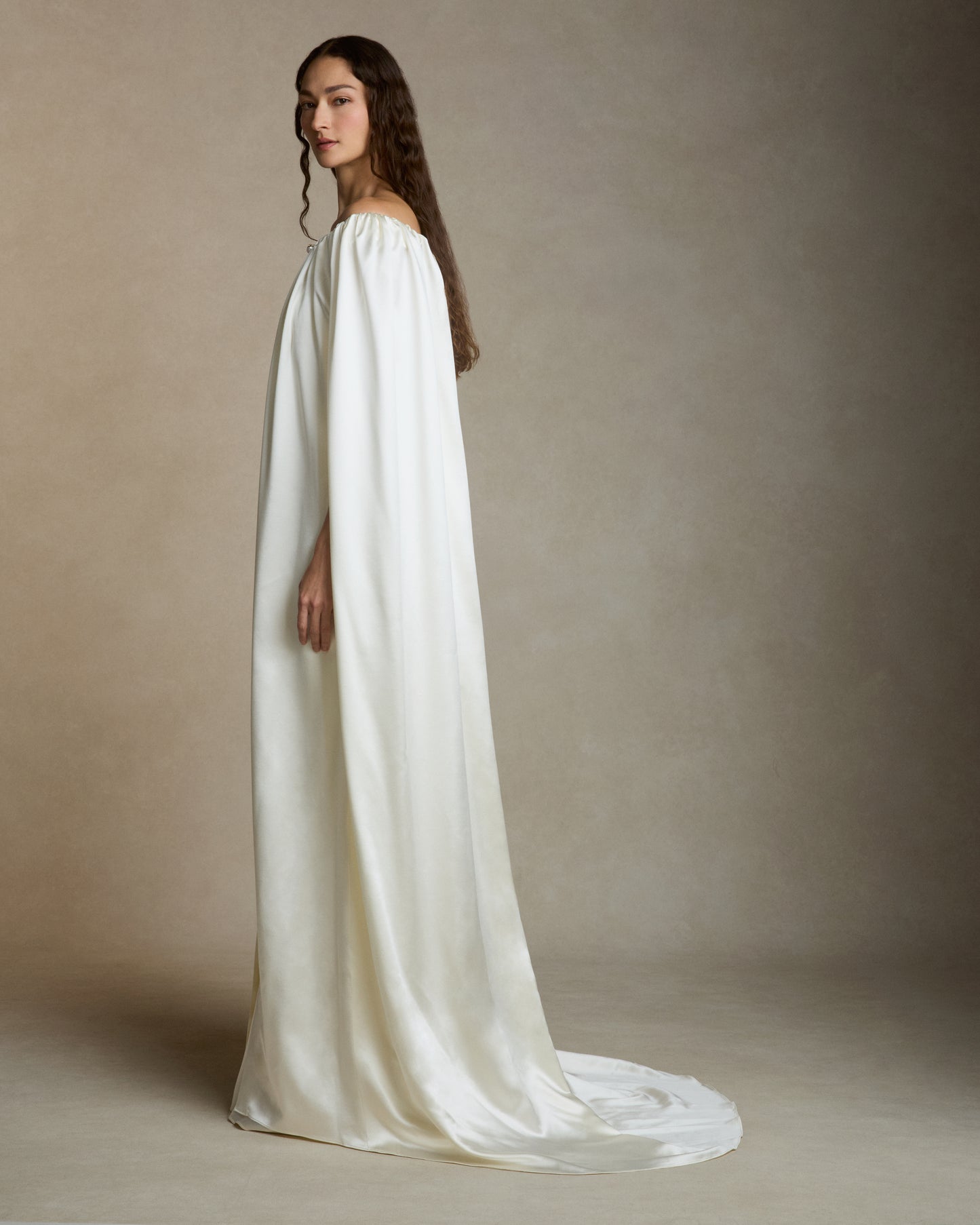 Silk Wool Cape