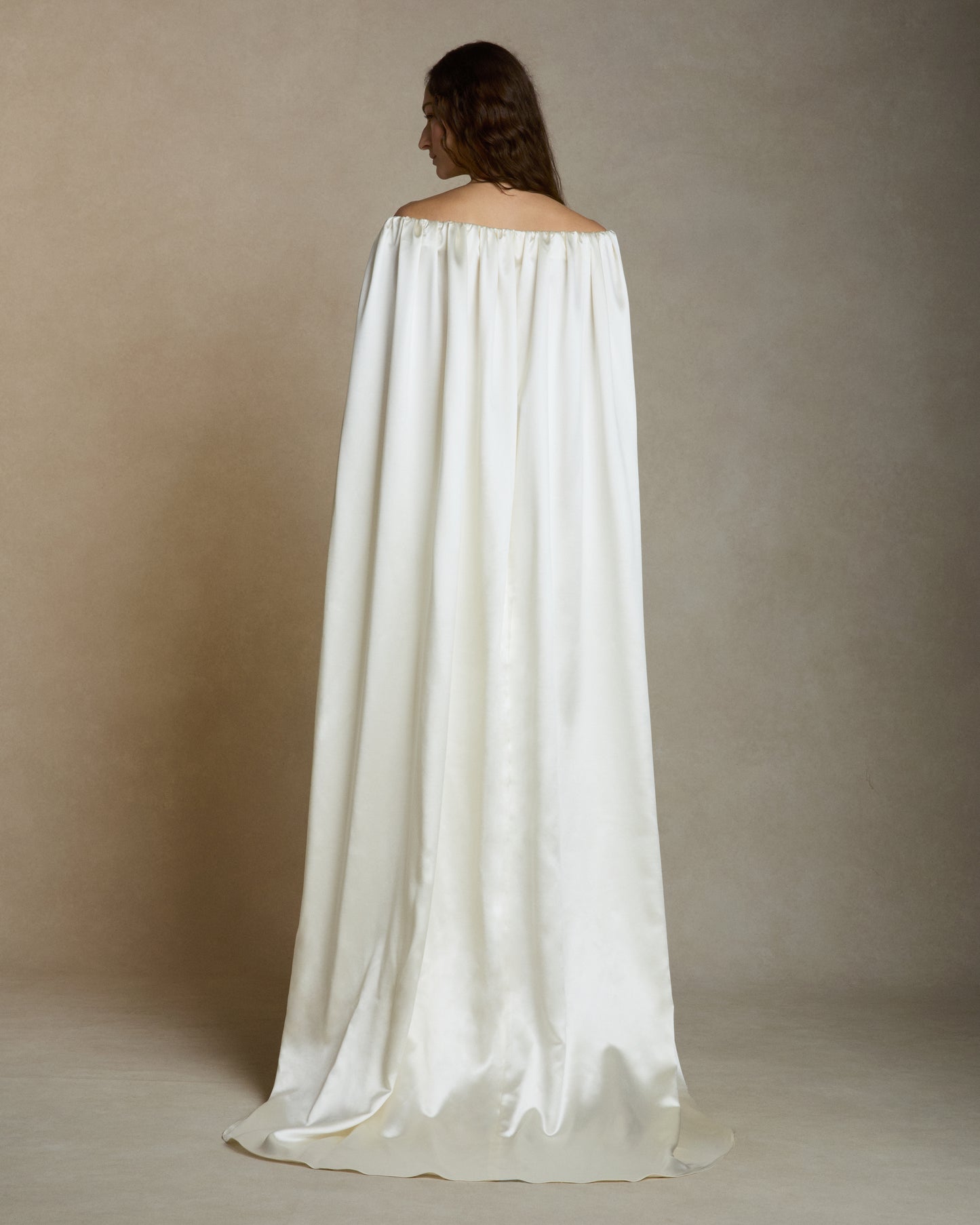 Silk Wool Cape